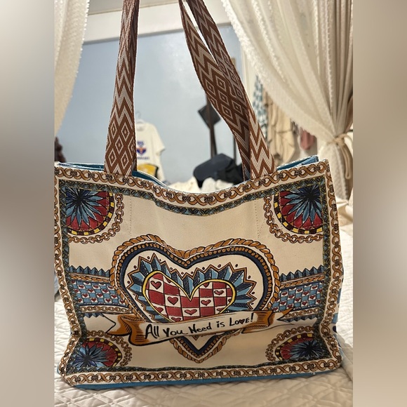 Brighton believe in love tote bag shopping bag canvas  picnic reusable - Picture 8 of 14